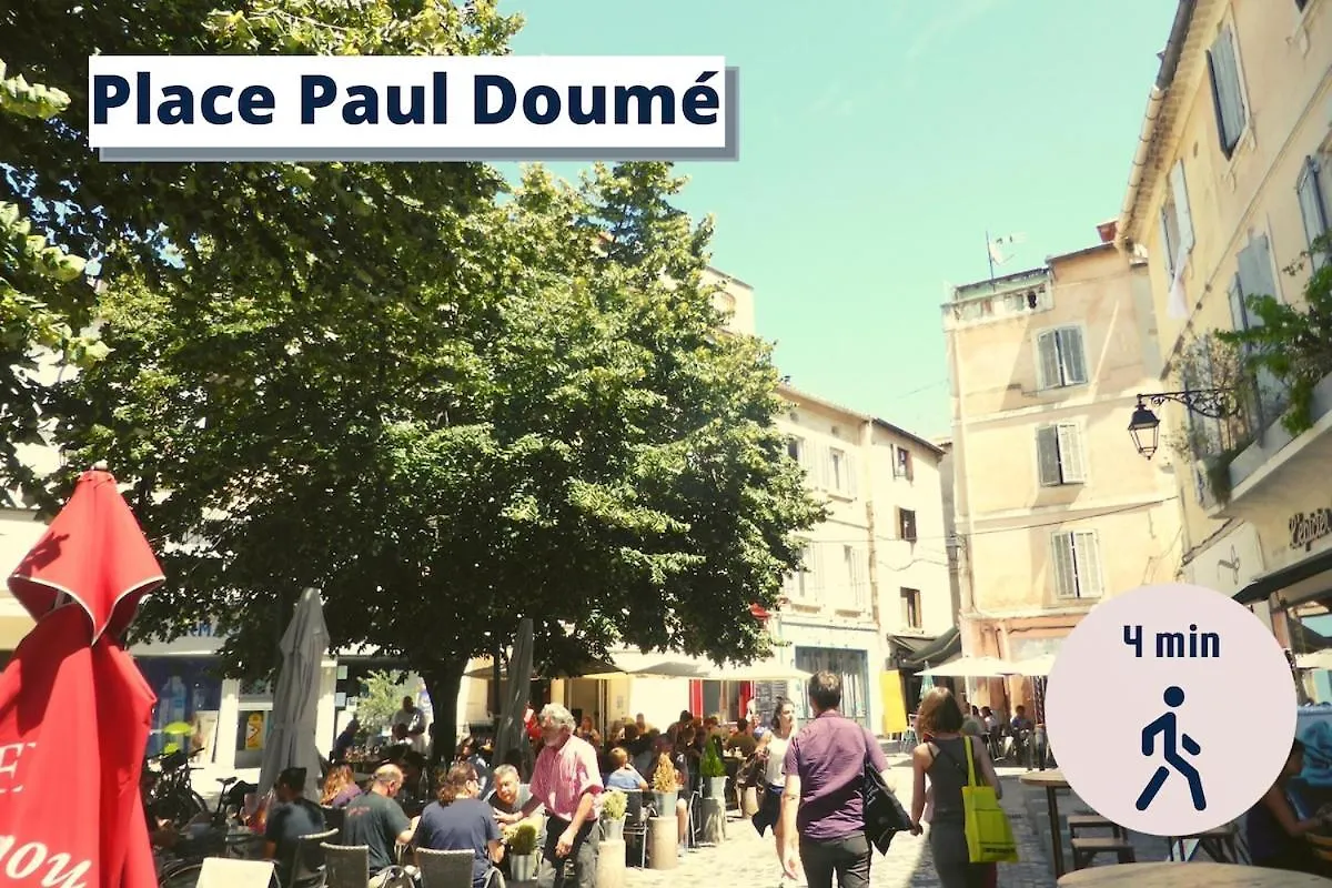 Appartement Duplex Liberté-Grande Terrasse-Clim-Quartier Roquette à Arles